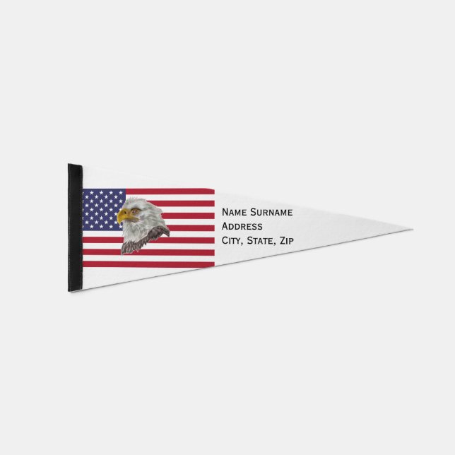 American Flag Address (Front)