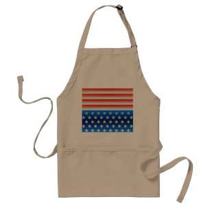 American Flag Adult Apron