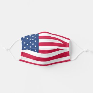 American Flag Adult Cloth Face Mask