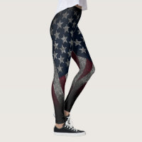 American Flag, America, Patriotic, Old Glory, Yoga Leggings