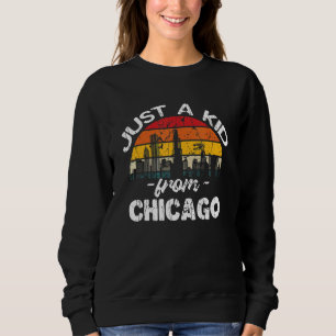 American Flag America USA  American Chicago City R Sweatshirt