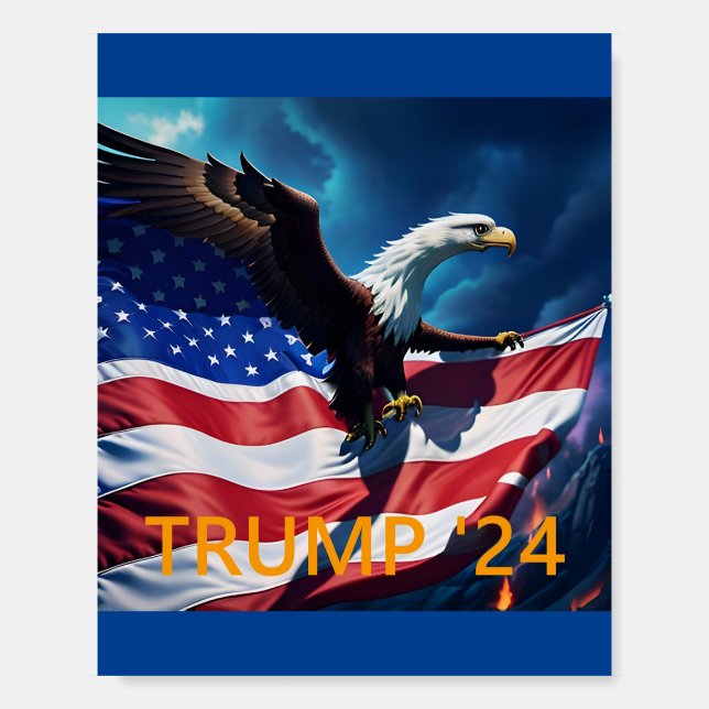 American Flag American Eagle Foam Board (Front)