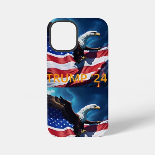 American Flag American Eagle TRUMP 2024 iPhone 12 Mini Case
