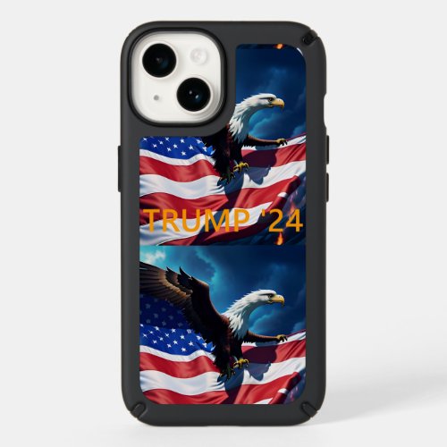 American Flag American Eagle TRUMP 2024 Speck iPhone 14 Case