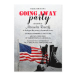 American Flag and Boots Going Away Party| Military Invitation American Flag and Boots Going Away Party| Military Invitation