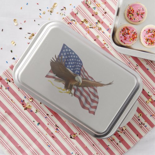 American Flag and Eagle Cake Pan