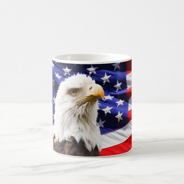 American Flag and Eagle Mug (Center)