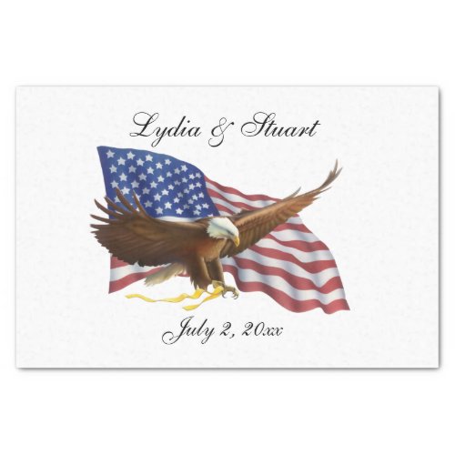 American Flag and Eagle  Tissue Paper