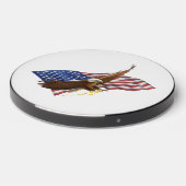 American Flag and Eagle Wireless Charger (Front 2)