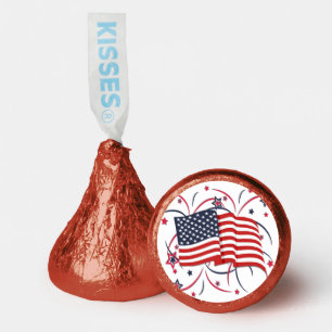 American Flag and Fireworks Hershey®'s Kisses®