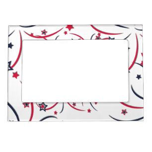 American Flag and Fireworks Magnetic Frame