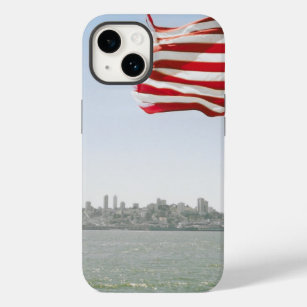 American Flag and shoreline Case-Mate iPhone 14 Case