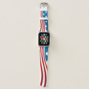 American Flag Apple Watch Band