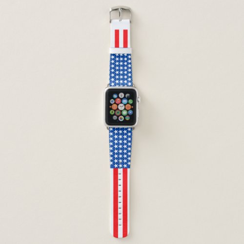 American Flag Apple Watch Band