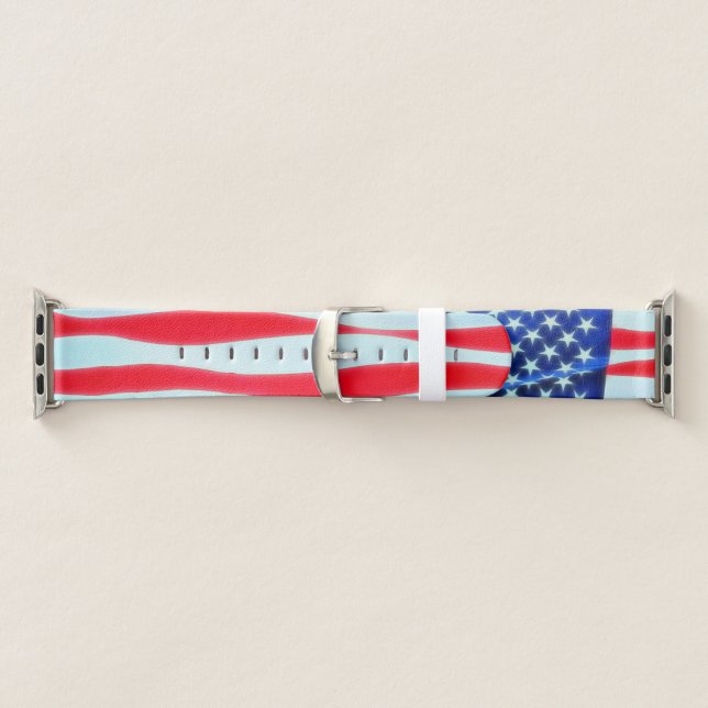 American Flag Apple Watch Band 38mm (Band)