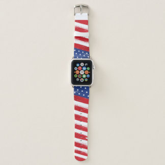American Flag Apple Watch Band – Patriotic Stars a