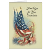 American Flag Appreciation Condolence Thank You (Front)