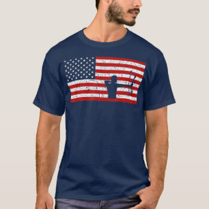 American Flag Archery Archery Gift Men Women T-Shirt