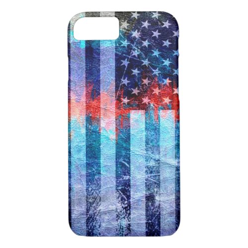 American Flag Art iPhone 87 Case