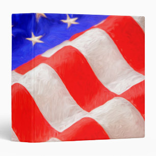 American Flag Avery Signature 1.5" Binder