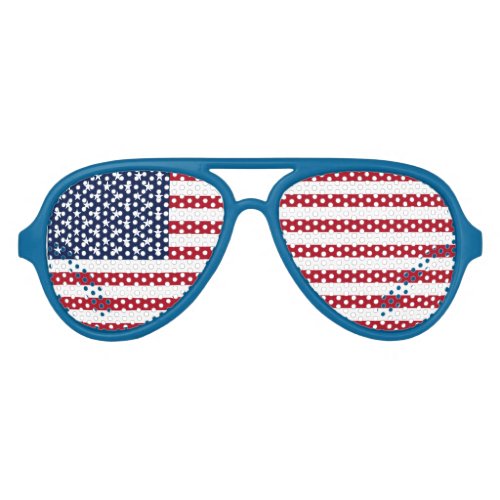 American Flag Aviator Sunglasses