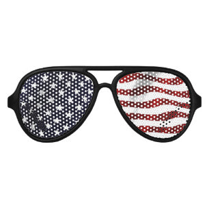 American Flag Aviator Sunglasses