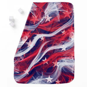 American flag Baby Blanket