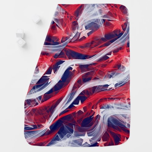 American flag Baby Blanket