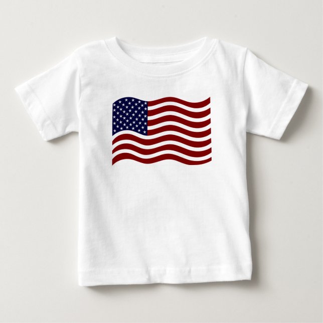 American Flag Baby T-Shirt (Front)