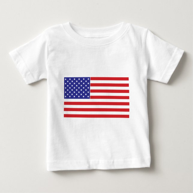 American Flag Baby T-Shirt (Front)