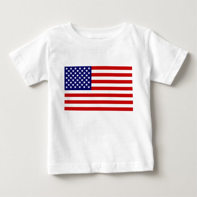 American flag baby T-Shirt (Front)