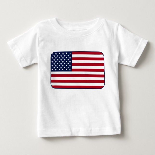 American Flag Baby T-Shirt (Front)