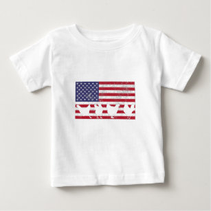 American Flag  Baby T-Shirt