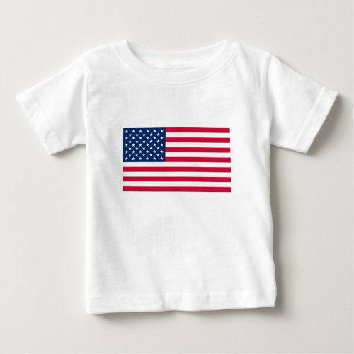 American Flag Baby T_Shirt USA