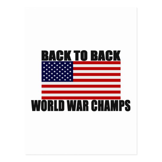 back to back world war champs flag meaning