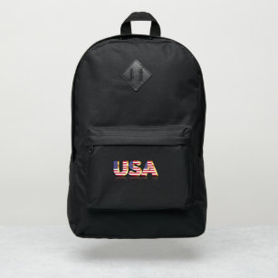 American Flag Backpack USA