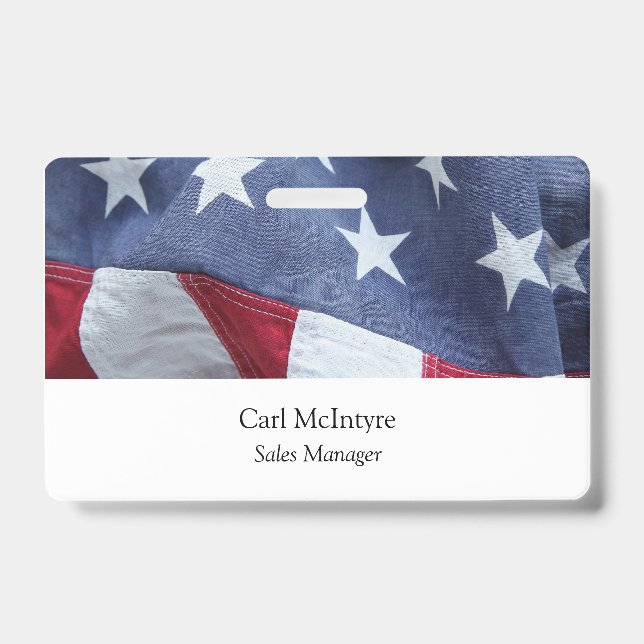 American flag badge (Front)
