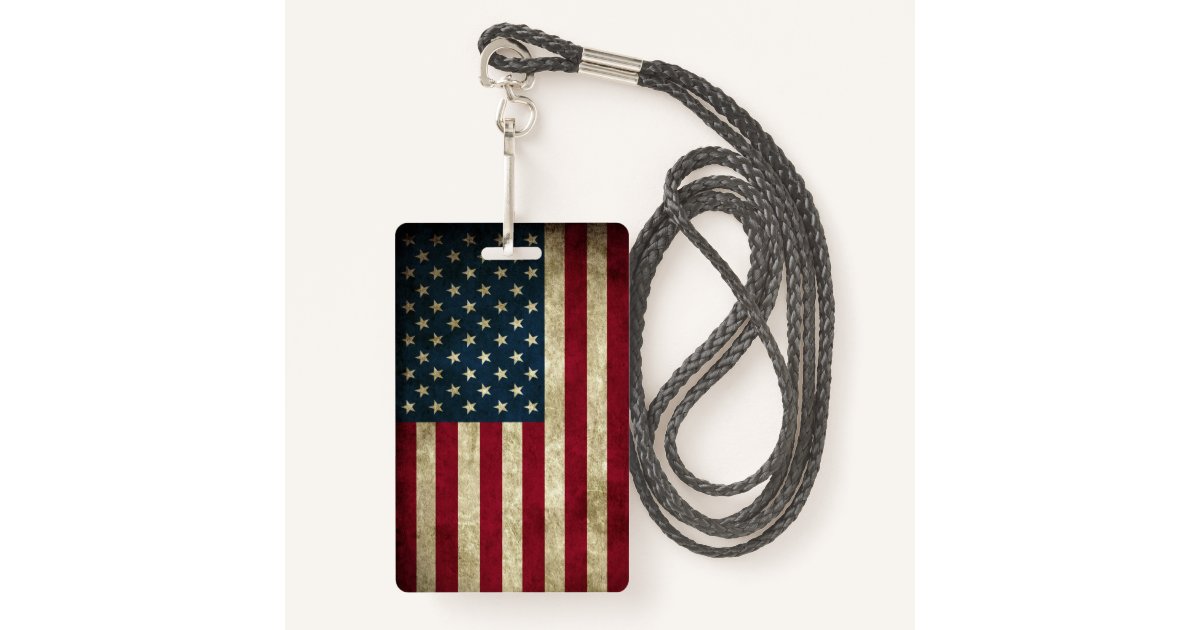American Flag Badge | Zazzle