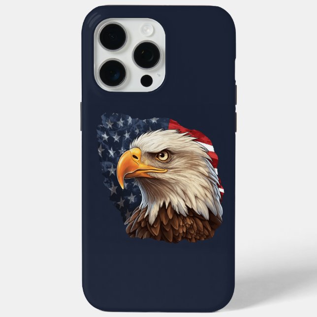American Flag Bald Eagle Case-Mate iPhone Case (Back)