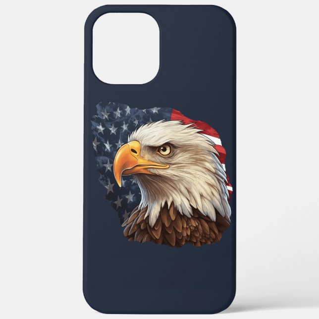 American Flag Bald Eagle Case-Mate iPhone Case (Back)