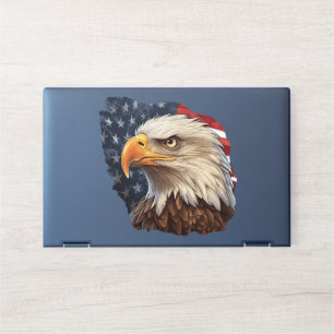 American Flag Bald Eagle HP Laptop Skin