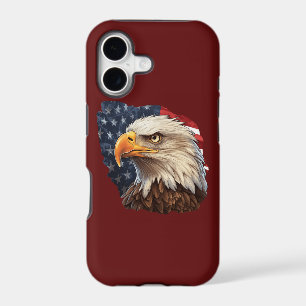 American Flag Bald Eagle iPhone 17 Case