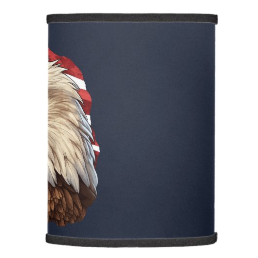 American Flag Bald Eagle Lamp Shade (Right)