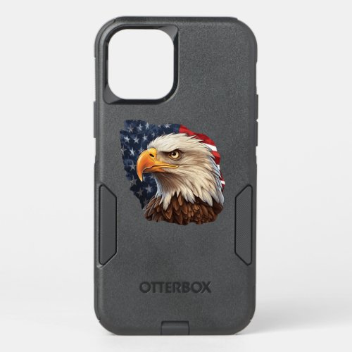 American Flag Bald Eagle OtterBox Commuter iPhone 12 Pro Case
