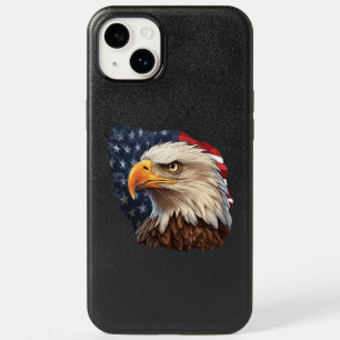 American Flag Bald Eagle OtterBox iPhone 14 Plus Case