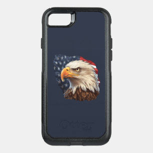 American Flag Bald Eagle OtterBox Commuter iPhone SE/8/7 Case