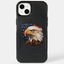 American Flag Bald Eagle OtterBox iPhone 14 Plus Case