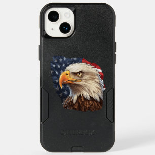 American Flag Bald Eagle OtterBox iPhone 14 Plus Case