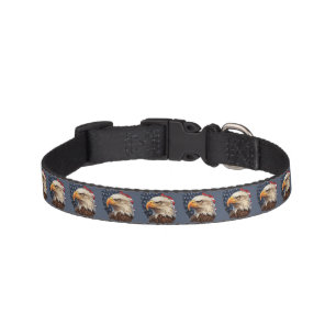 American Flag Bald Eagle Pet Collar