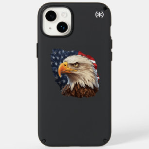 American Flag Bald Eagle Speck iPhone 14 Plus Case